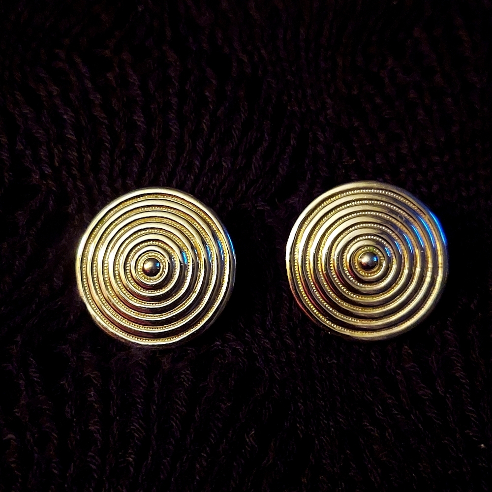 Vintage Monet Clip Earrings